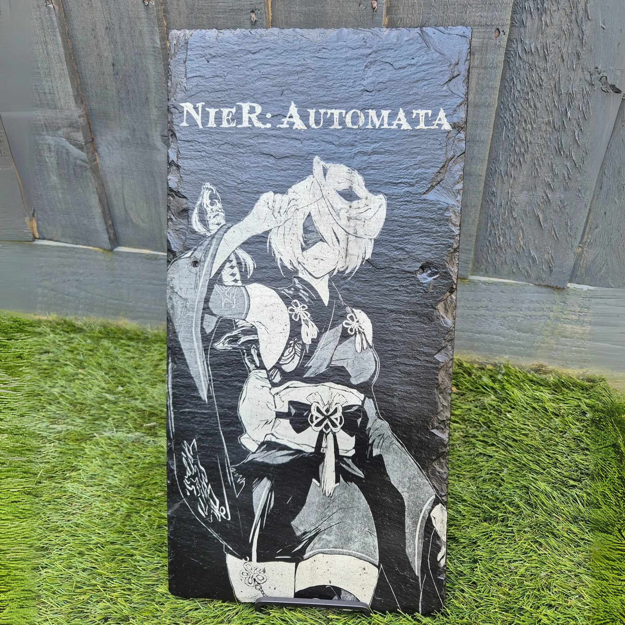 Big Slate Sign – 2B in Kimono (NieR: Automata)
