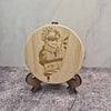 Gojo Satoru Eye Wooden Coaster – Jujutsu Kaisen Fan Art
