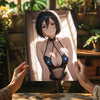 Attack on Titan – Mikasa Ackerman Metal Poster | Scout Regiment Wall Art
