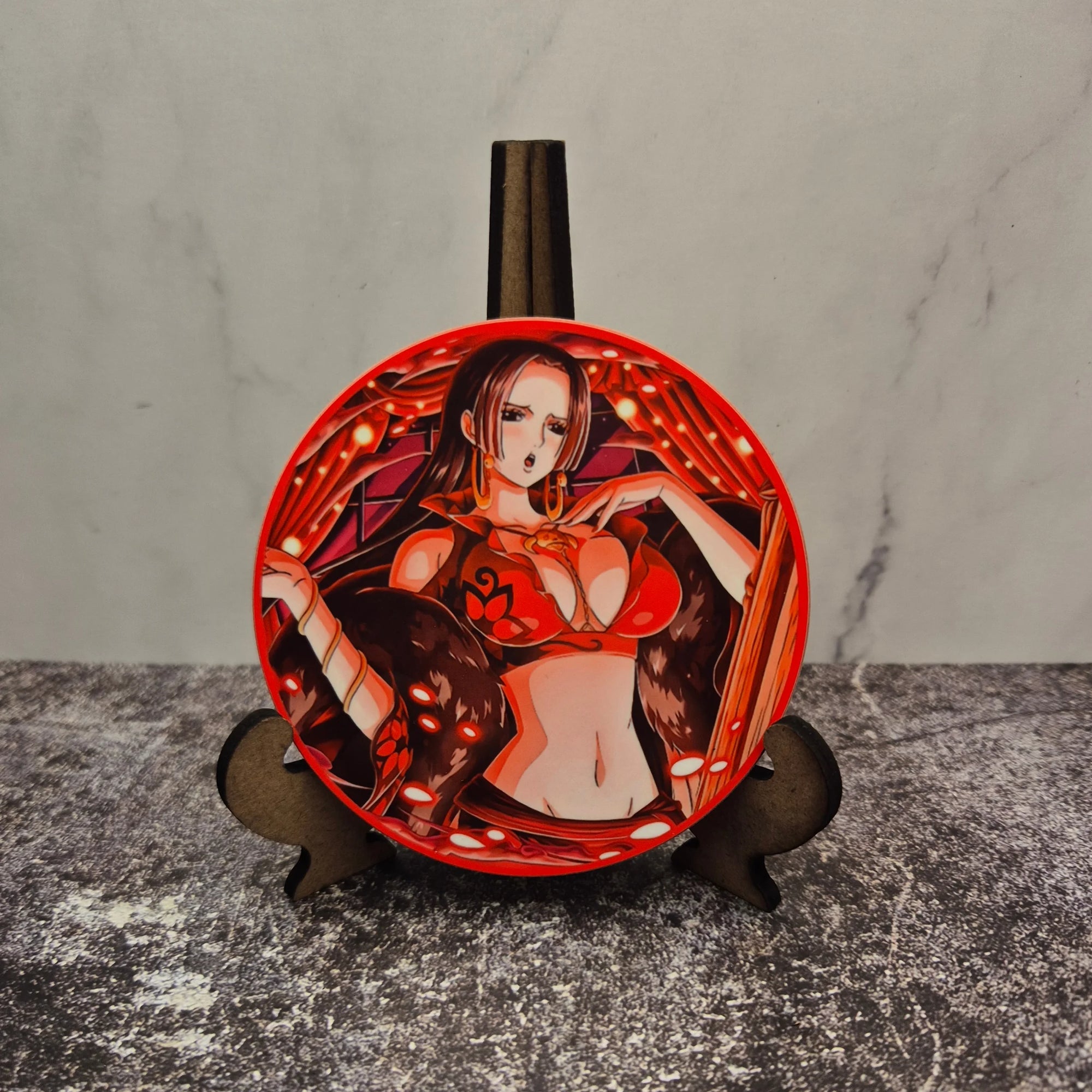 Boa Hancock Coaster – One Piece – Sublimation Glossy Anime