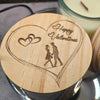 Candels, Personalised Lid with Candle