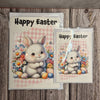 Happy Easter Day, Greeting Cards, For Him, Smiling Bunny