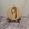 Adult Hinata Wooden Coaster – Naruto Boruto – Laser Engraved