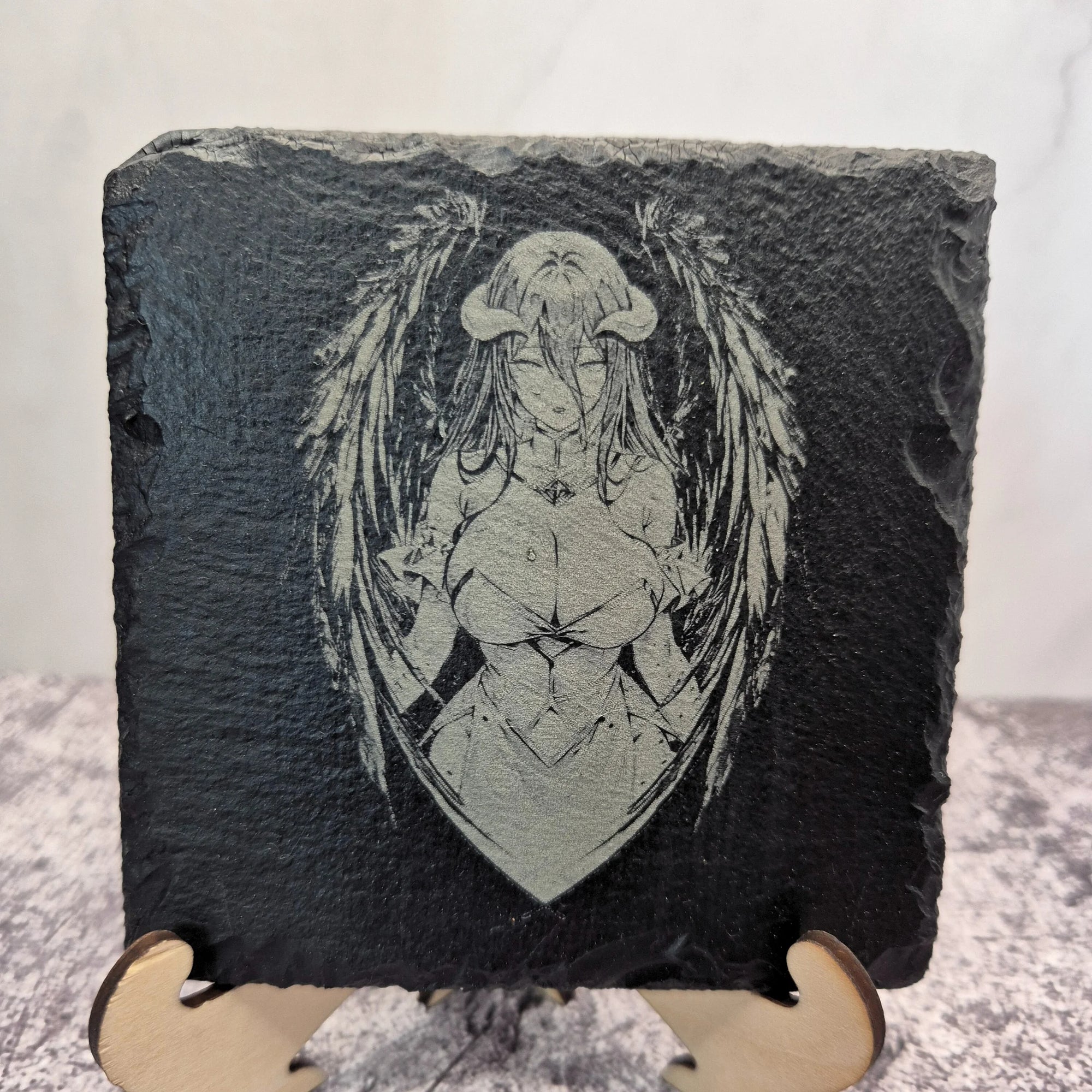 Albedo Slate Coaster – Overlord