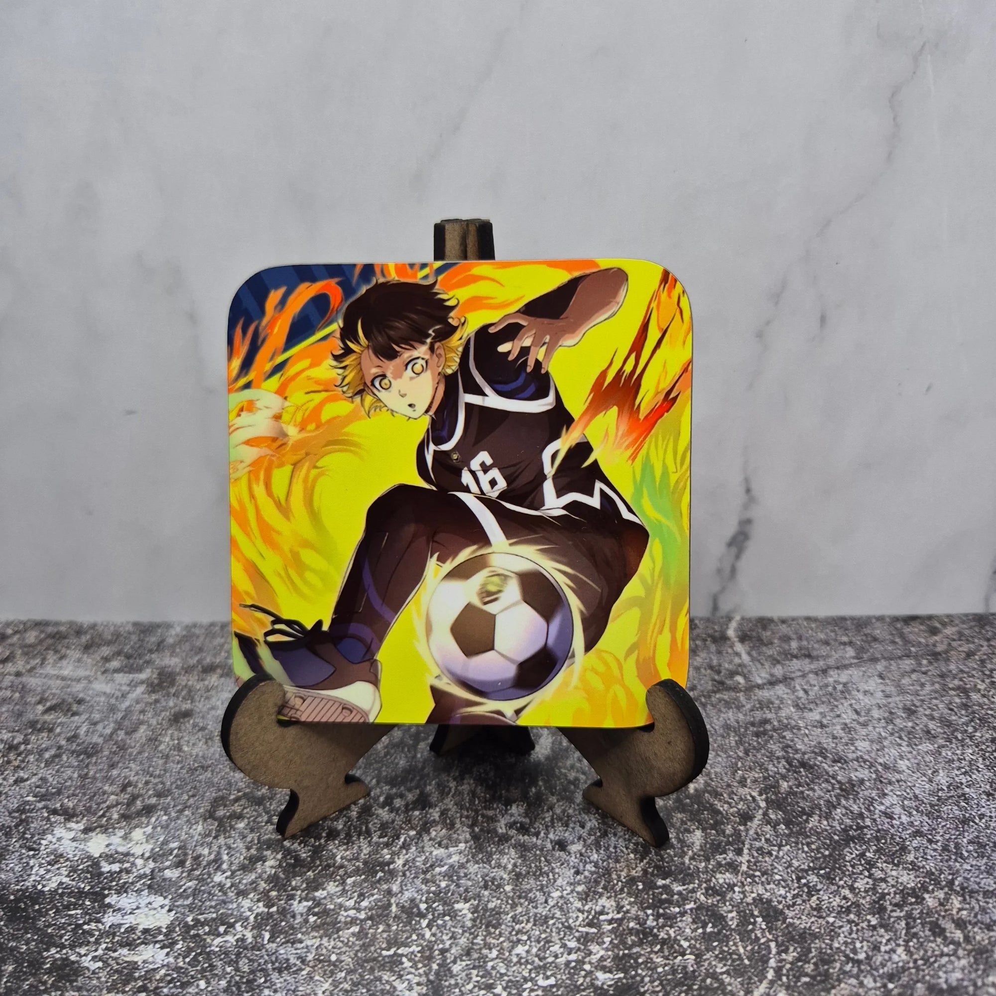 Bachira Coaster – Blue Lock – Sublimation Glossy Anime Design