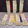 Wooden Bookmark, Mother's Day, Custom Back
