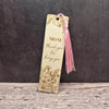 Wooden Bookmark, Mother's Day, Custom Back