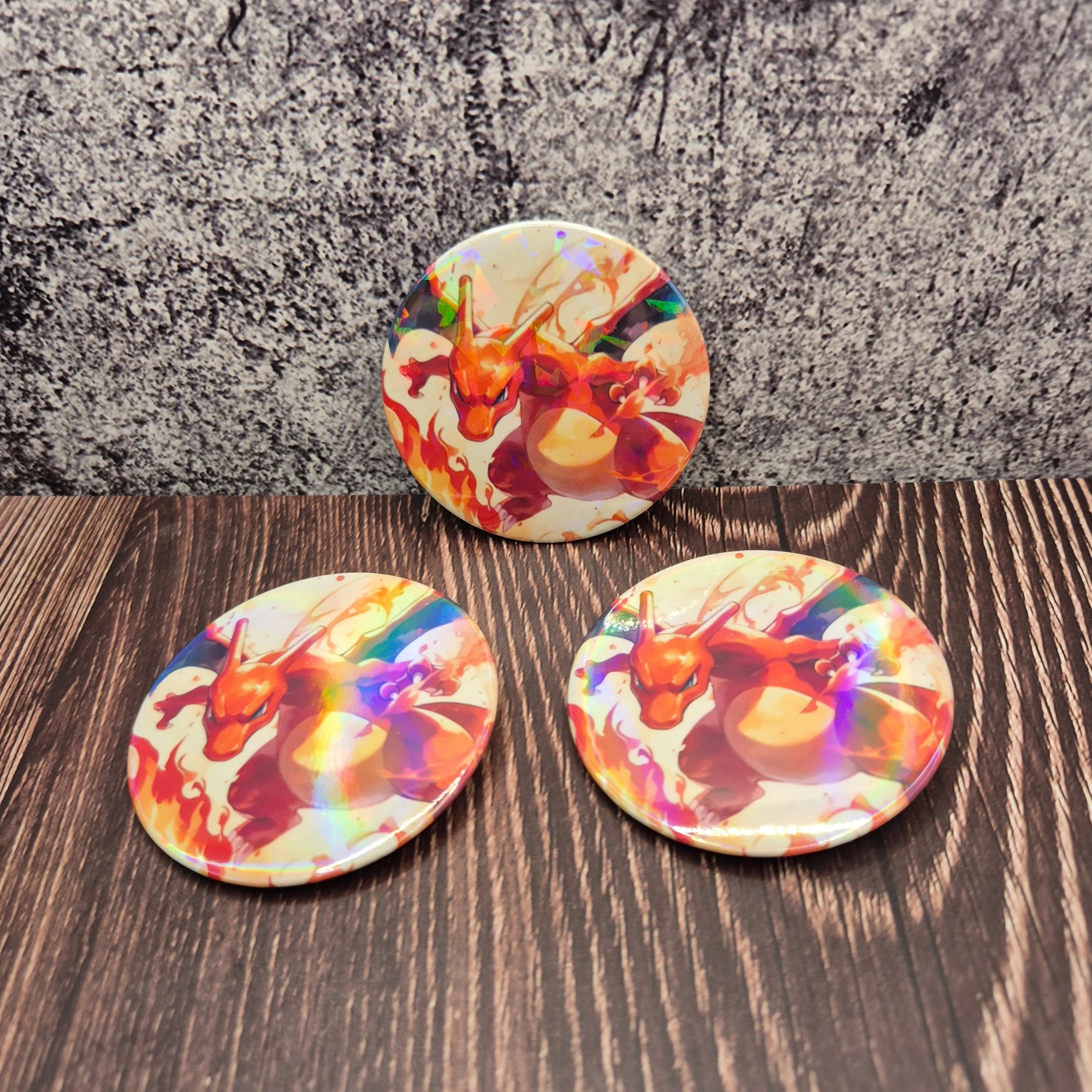Charizard Badge | Pokémon Fan Art Pin