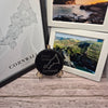 Slate Coasters Set, Cornwall Coast (Round)