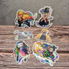 Demon Slayer Sticker Pack – 6 Designs Matte Waterproof Vinyl
