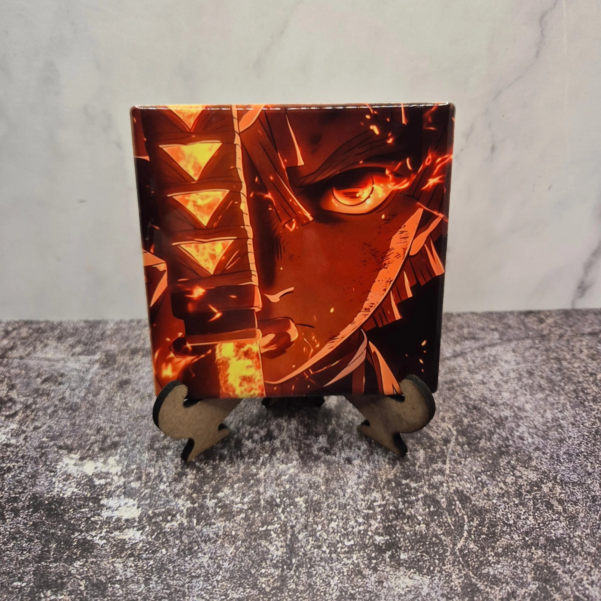 Zenitsu Coaster – Demon Slayer – Ceramic – Lightning Battle Art