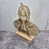 Edward Elric Wooden Stand – Fullmetal Alchemist – Hand-Finished Anime Display