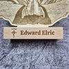 Edward Elric Wooden Stand – Fullmetal Alchemist – Hand-Finished Anime Display