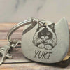 Stainless Steel Personalized Pet ID (Cat Head)