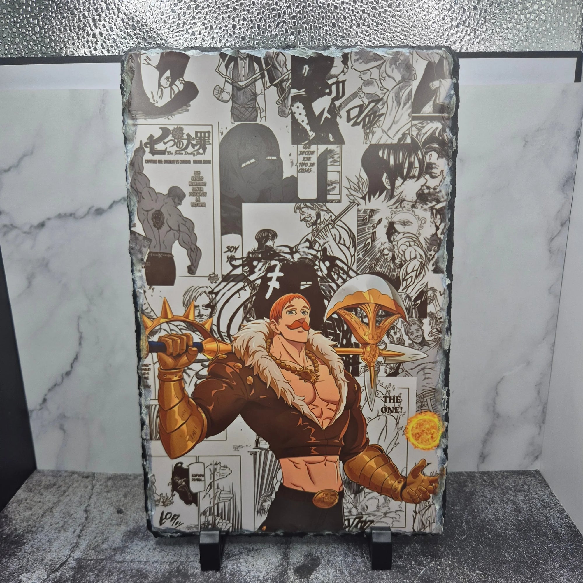 Escanor Photo Slate – Seven Deadly Sins – Matte Anime Stone Art