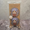 Frieren Slurping Boba Car Coaster – Funny & Cute Anime Fan Art Cup Holder Insert