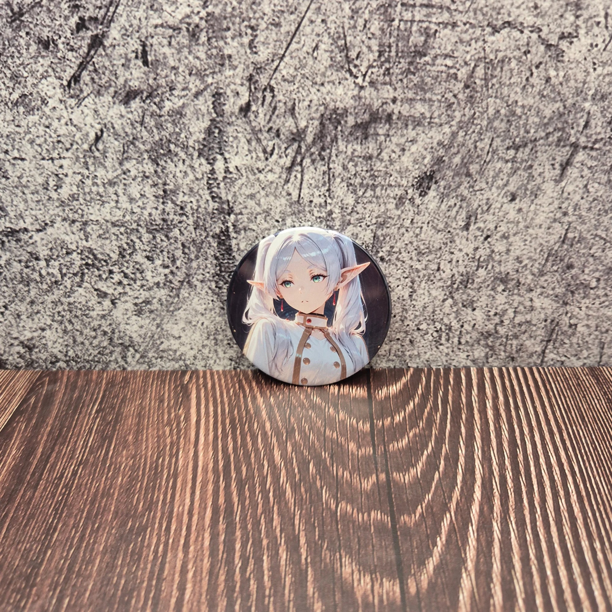 Frieren Badge | Beyond Journey’s End Fan Art Pin