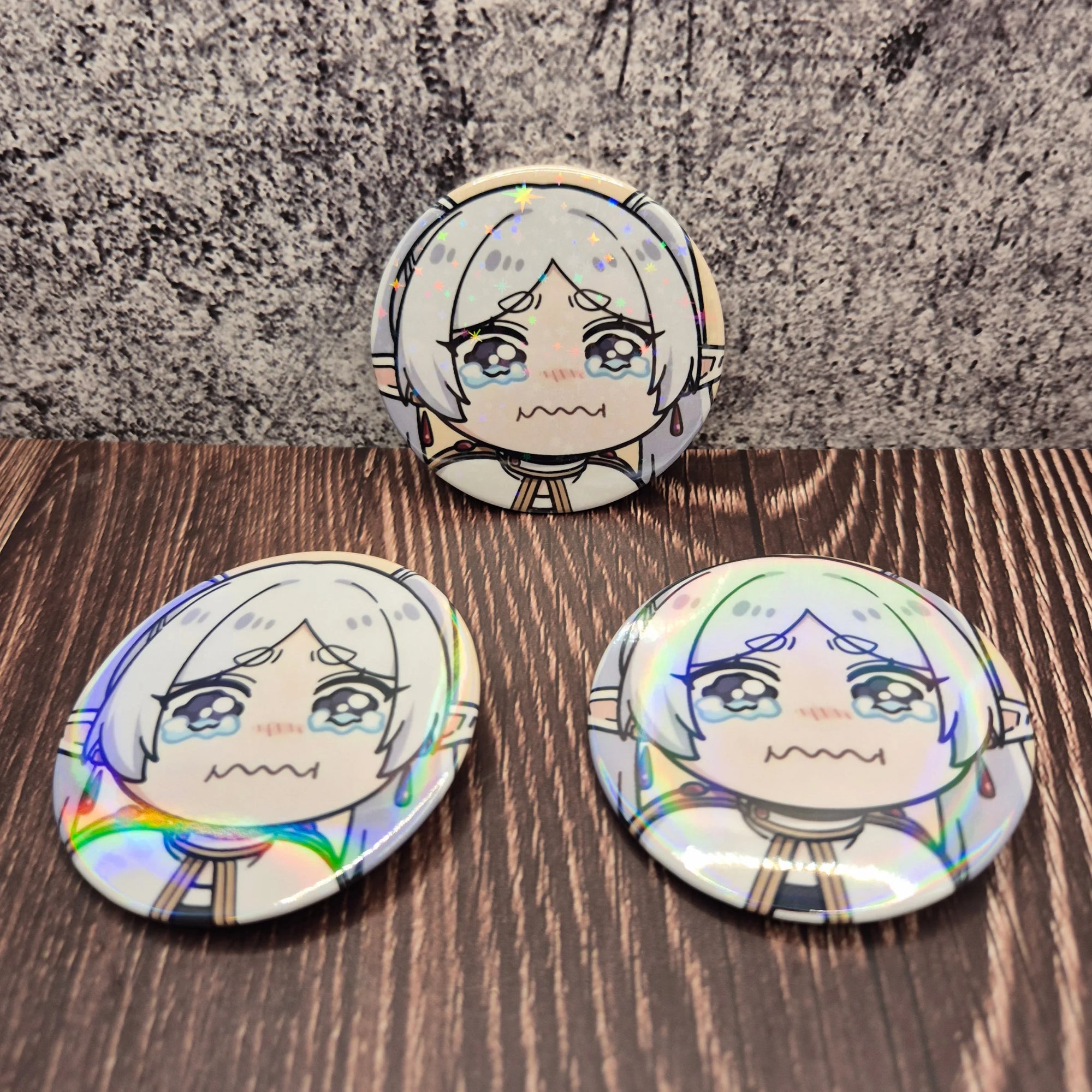 Chibi Frieren Badge | Cute Anime Pin from Beyond Journey’s End