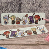 Frieren Bookmark – Chibi Full Party – Glossy Double-Sided Metal Art