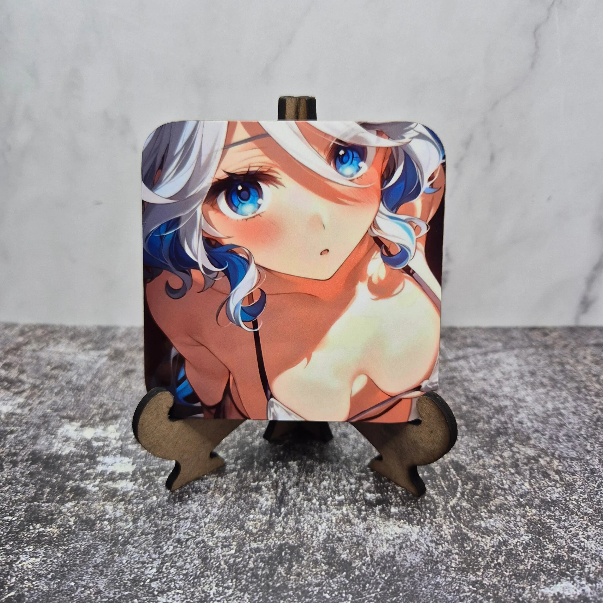 Furina Coaster – Genshin Impact – Sublimation Glossy Anime