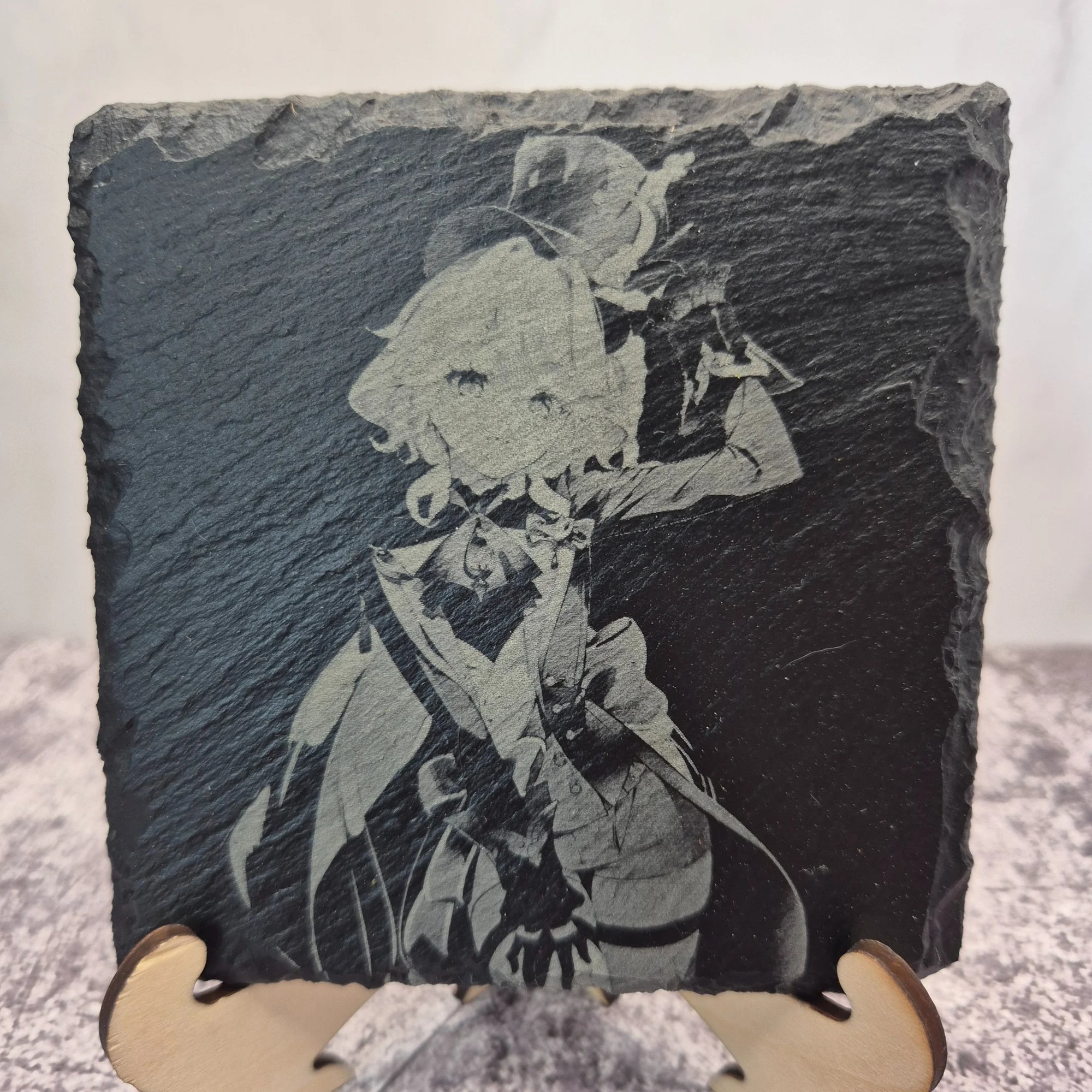 Furina Slate Coaster – Genshin Impact