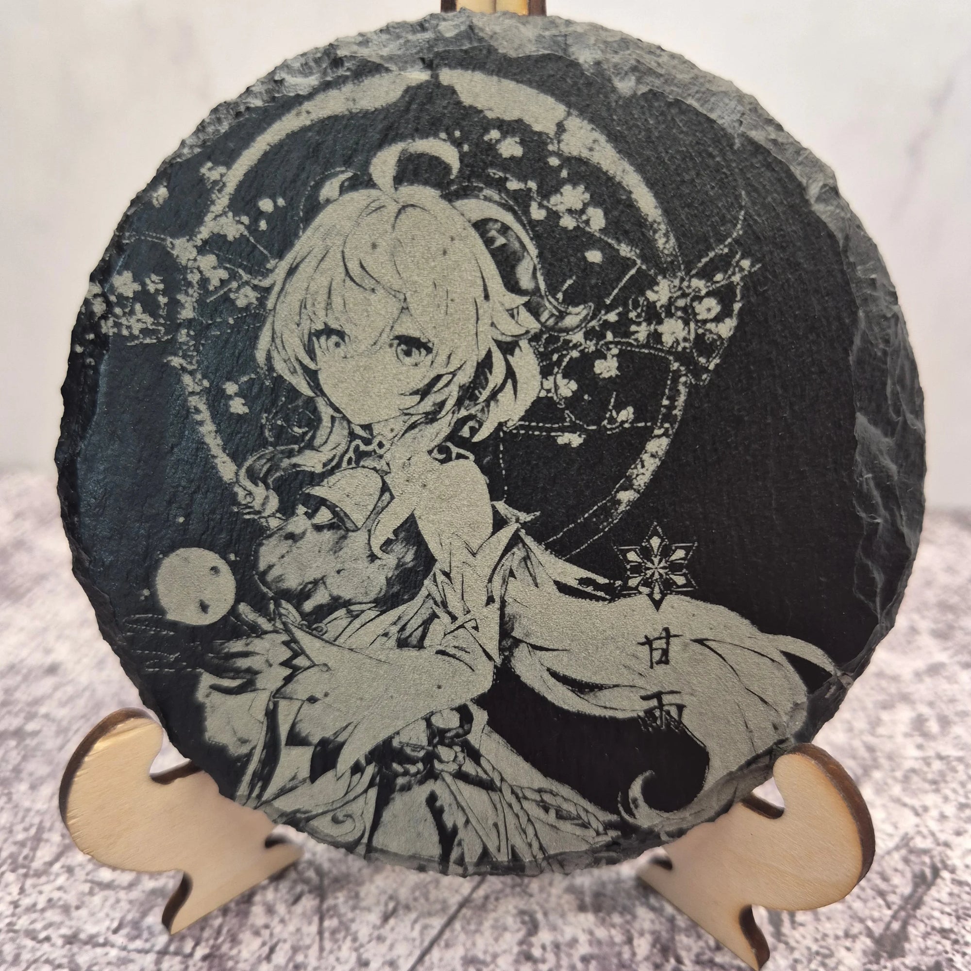 Ganyu Slate Coaster – Genshin Impact