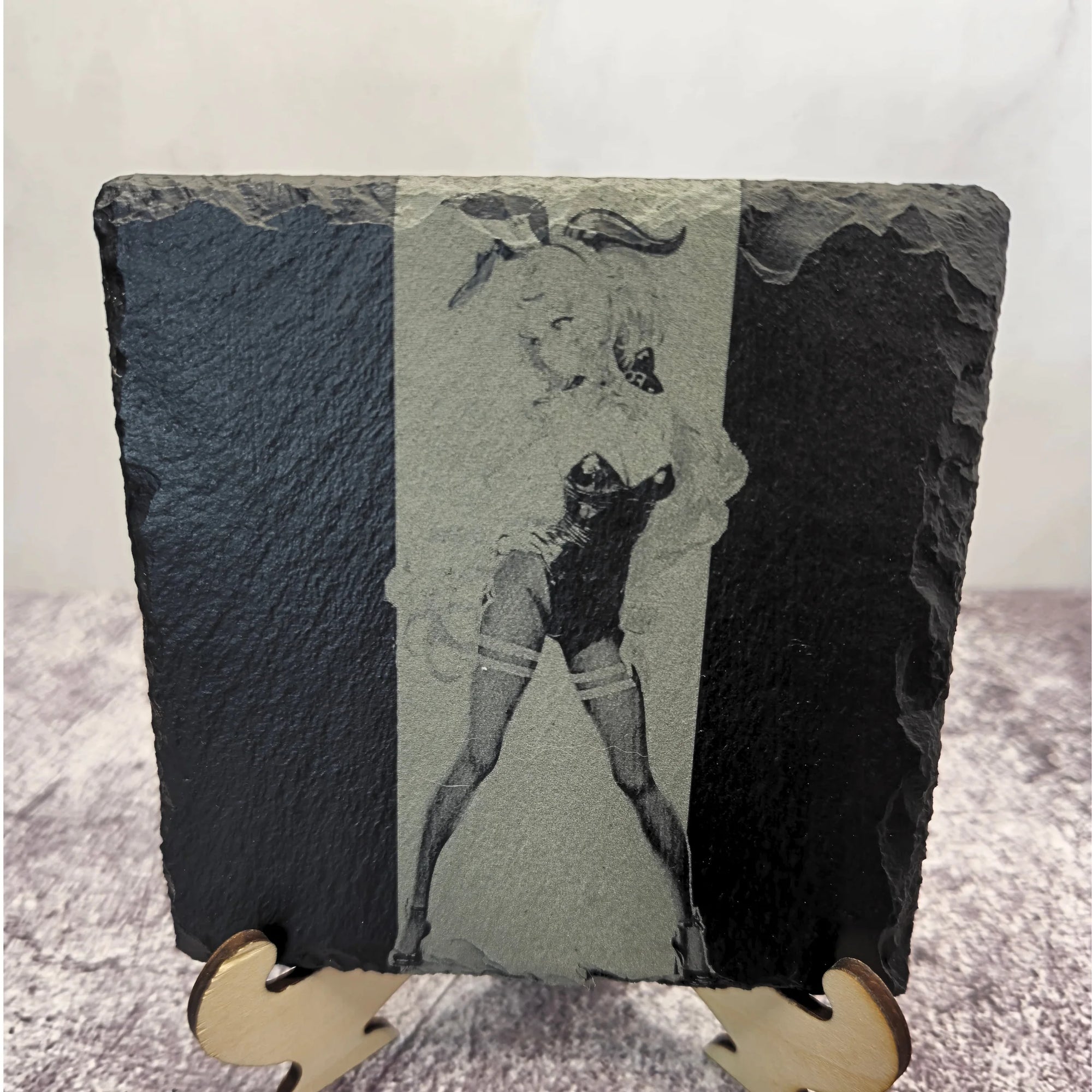 Ganyu Bunny Costume Slate Coaster – Genshin Impact