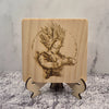 Gohan SSJ2 Wooden Coaster – Dragon Ball Z Fan Art Edition