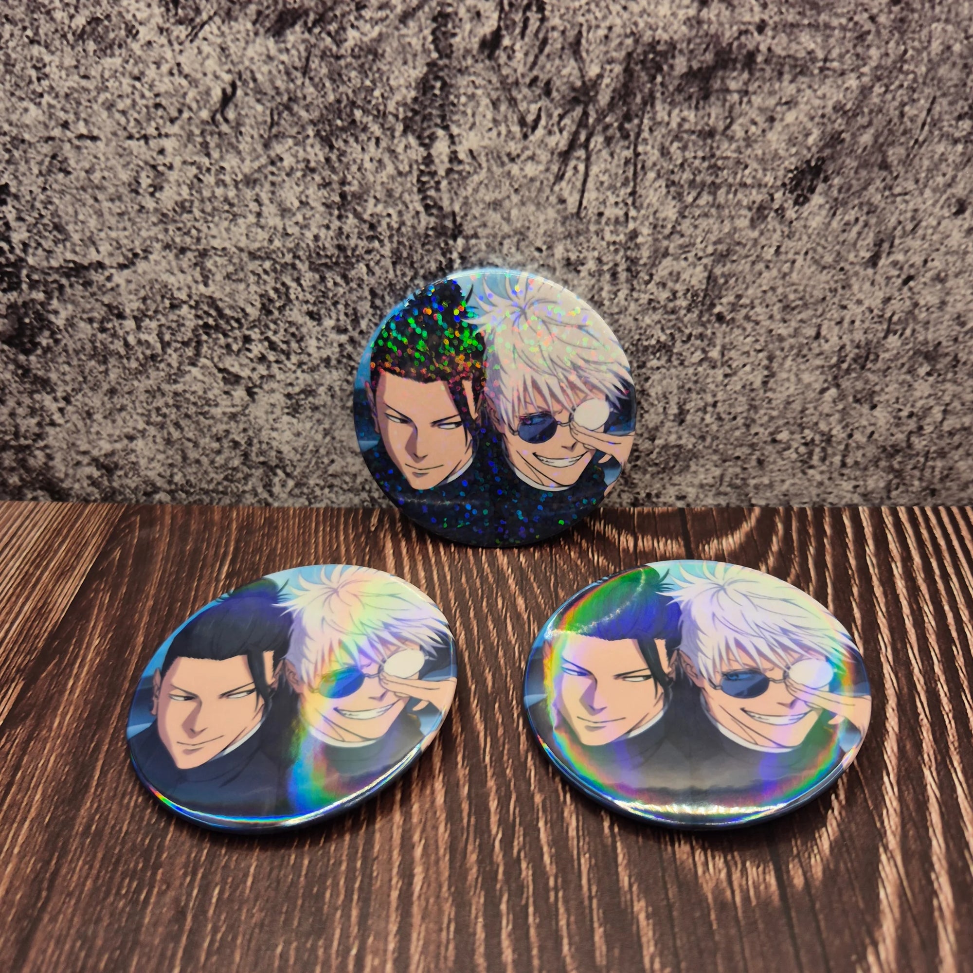 Gojo x Geto Badge | Jujutsu Kaisen Duo Fan Art Pin