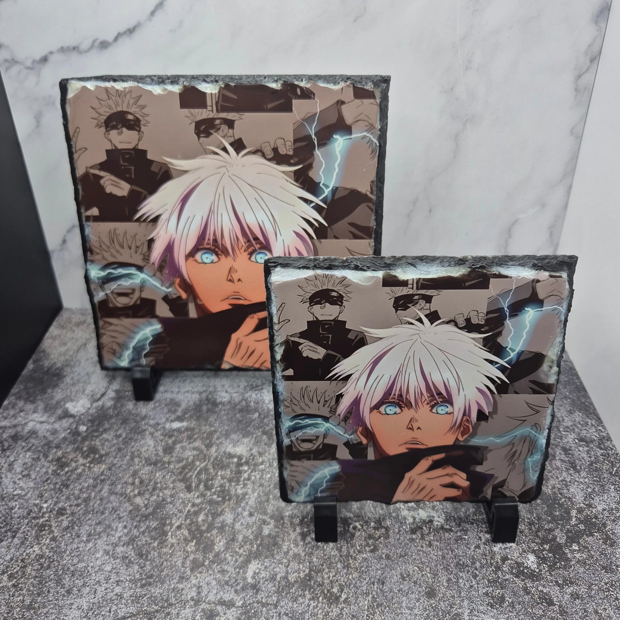 Gojo Photo Slate – Jujutsu Kaisen Manga Background – Fan Art