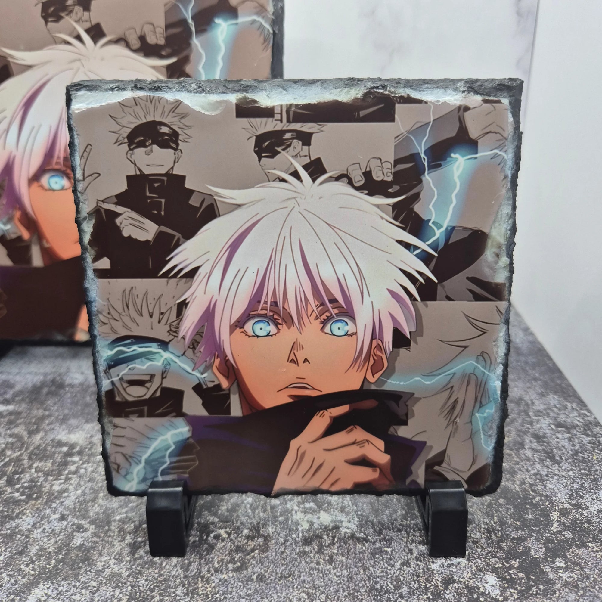 Gojo Photo Slate – Jujutsu Kaisen Manga Background – Fan Art