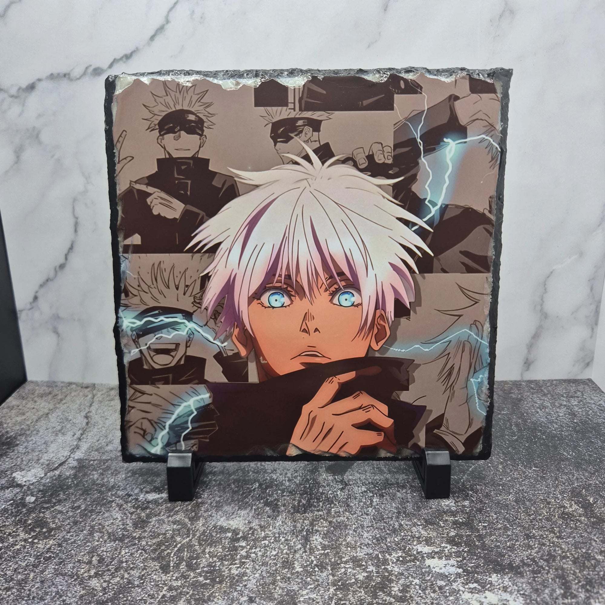 Gojo Photo Slate – Jujutsu Kaisen Manga Background – Fan Art