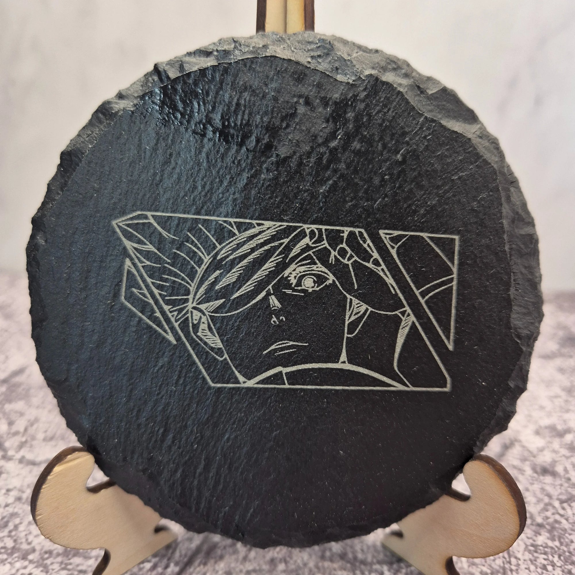 Gojo’s Eye Slate Coaster – Jujutsu Kaisen