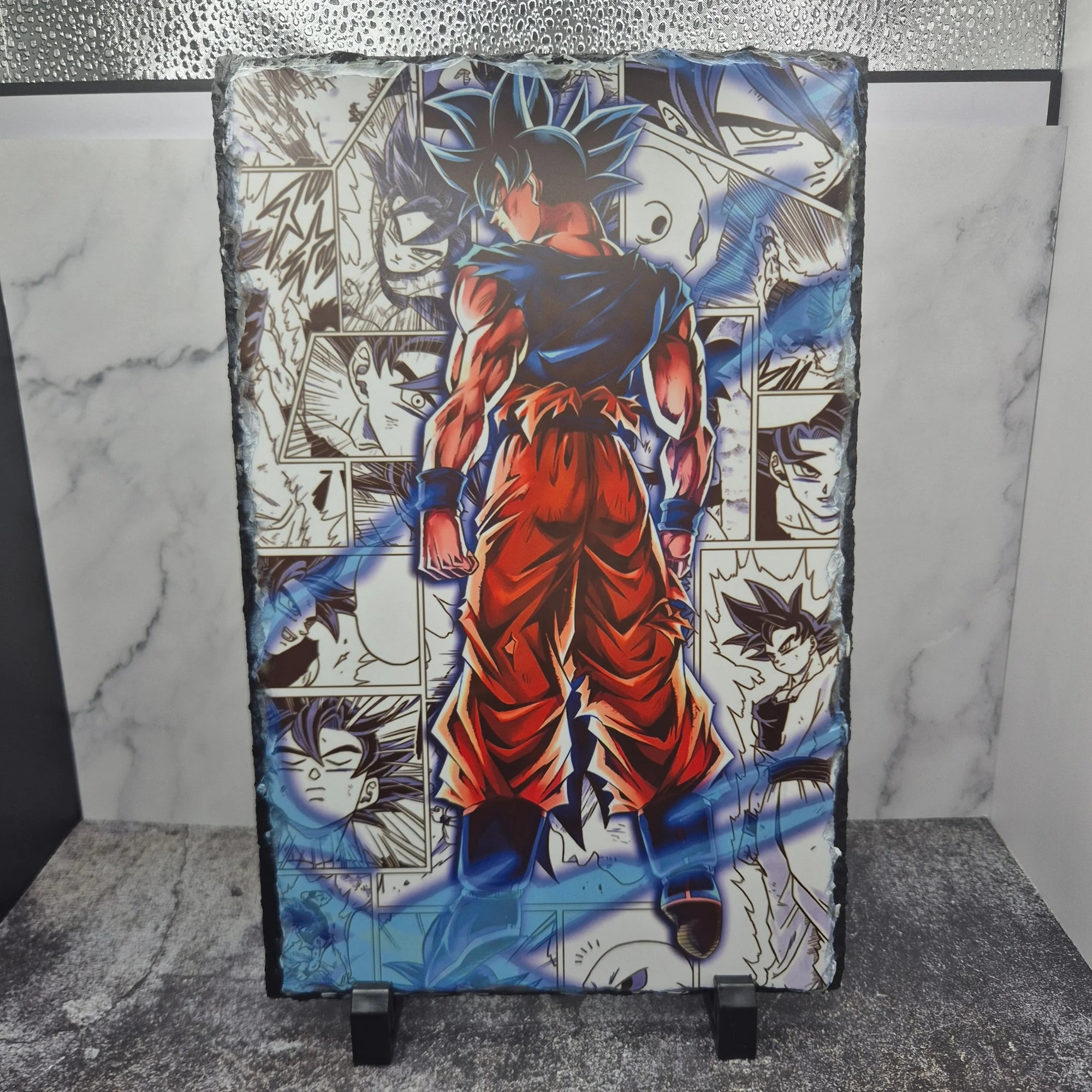 Goku Photo Slate – Dragon Ball – Matte Anime Stone Artwork
