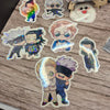 Jujutsu Kaisen Sticker Pack – Anime – Waterproof Chibi Stickers 7pcs
