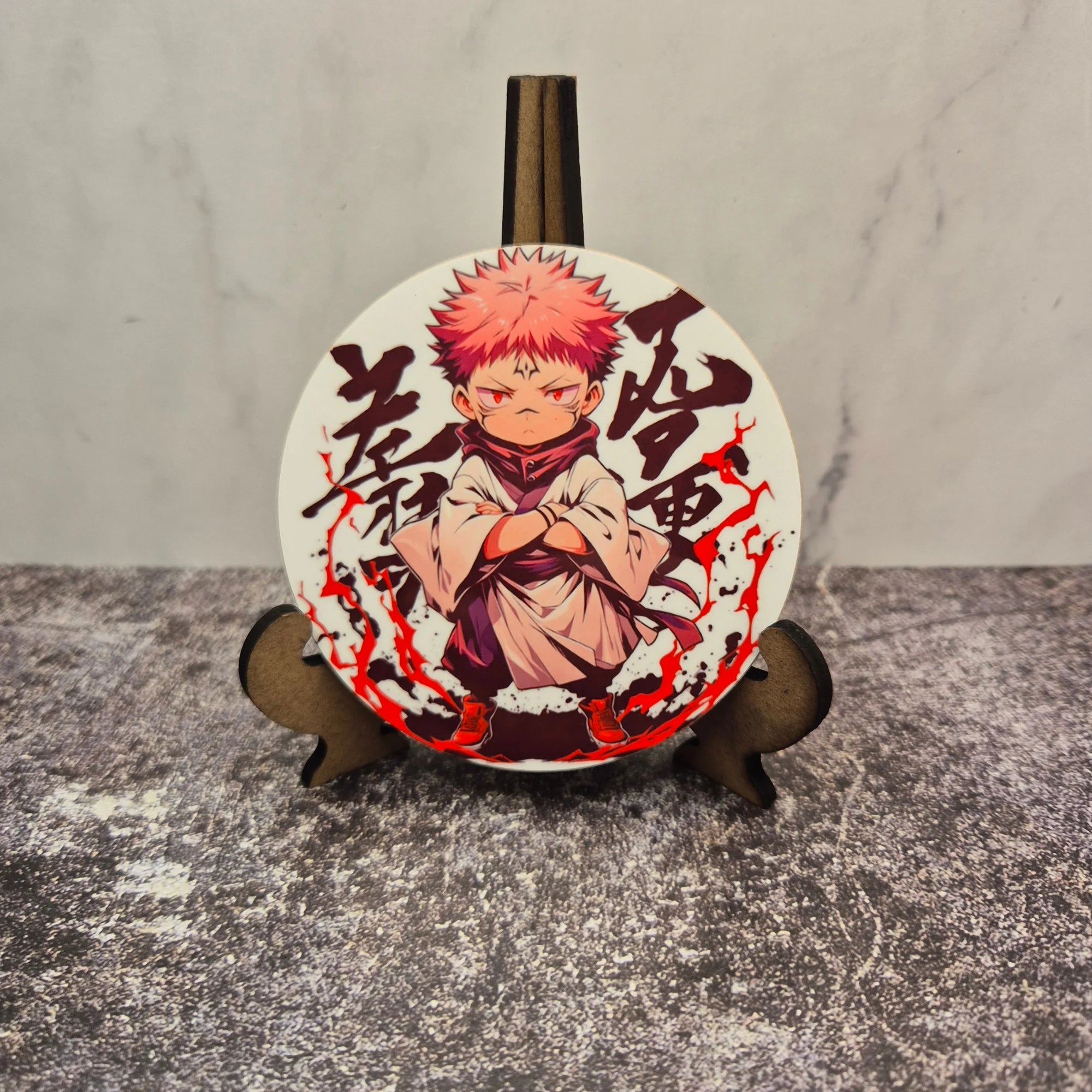 Chibi Sukuna Coaster – Jujutsu Kaisen – Color Sublimation – Fan Art