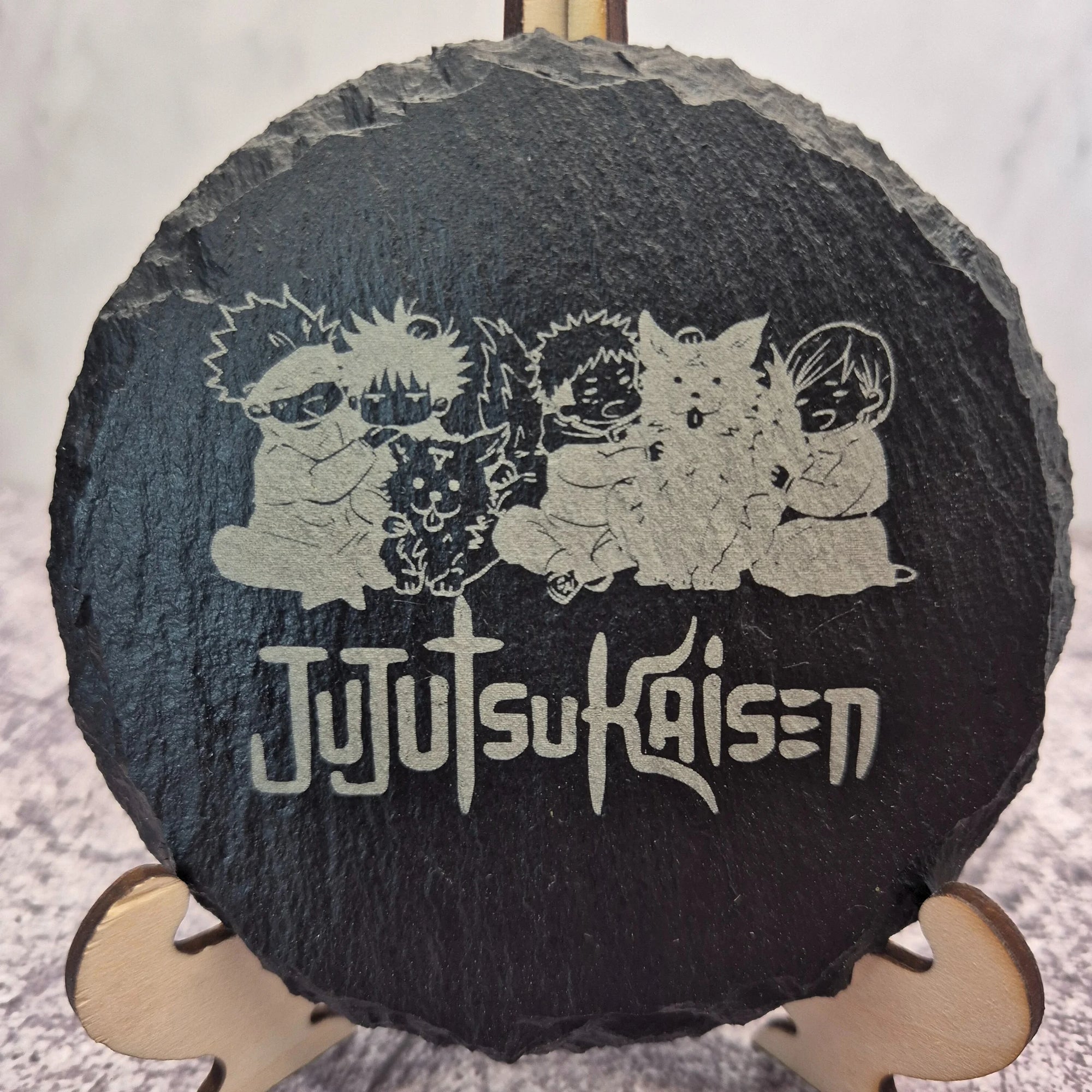 Jujutsu Kaisen Crew Slate Coaster – Main Characters Edition