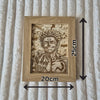 Sukuna Wooden Wall Art – Jujutsu Kaisen Inspired Laser Engraved Frame