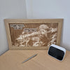 Sukuna Stand Proud Wooden Wall Art – Jujutsu Kaisen 3D Engraved Frame