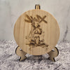 Jinx Wooden Coaster – Arcane Fan Art Design