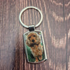 Personalised Rectangular Metal Photo Keyring