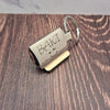 Personalised Rectangular Metal Photo Keyring