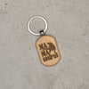 Mother's Day Wooden Keyring