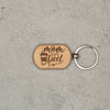 Mother's Day Wooden Keyring