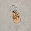 Mother's Day Wooden Keyring