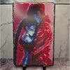 Jinu & Rumi Hug Photo Slate – Anime Style Stone Display