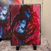 Jinu & Rumi Hug Photo Slate – Anime Style Stone Display