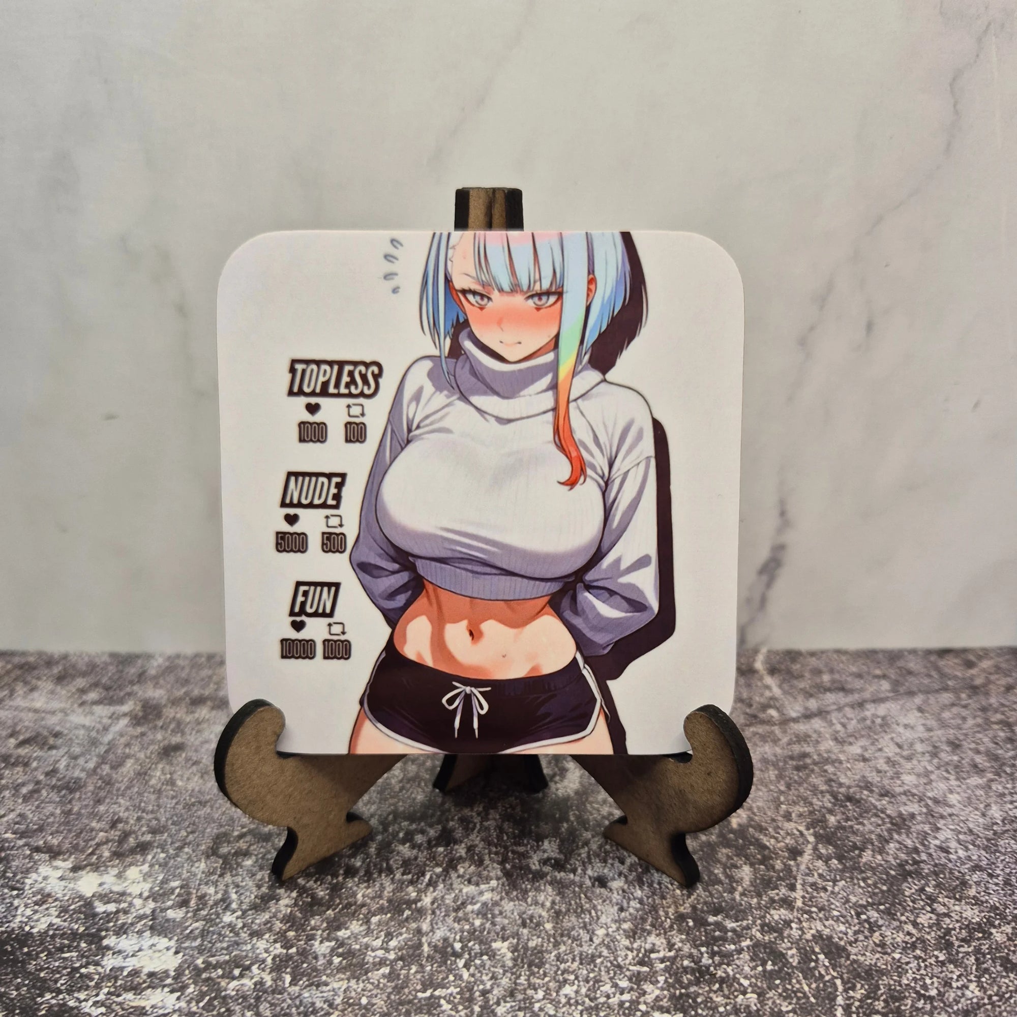 Lucy Coaster – Cyberpunk Edgerunners – Funny Points System Fan Art