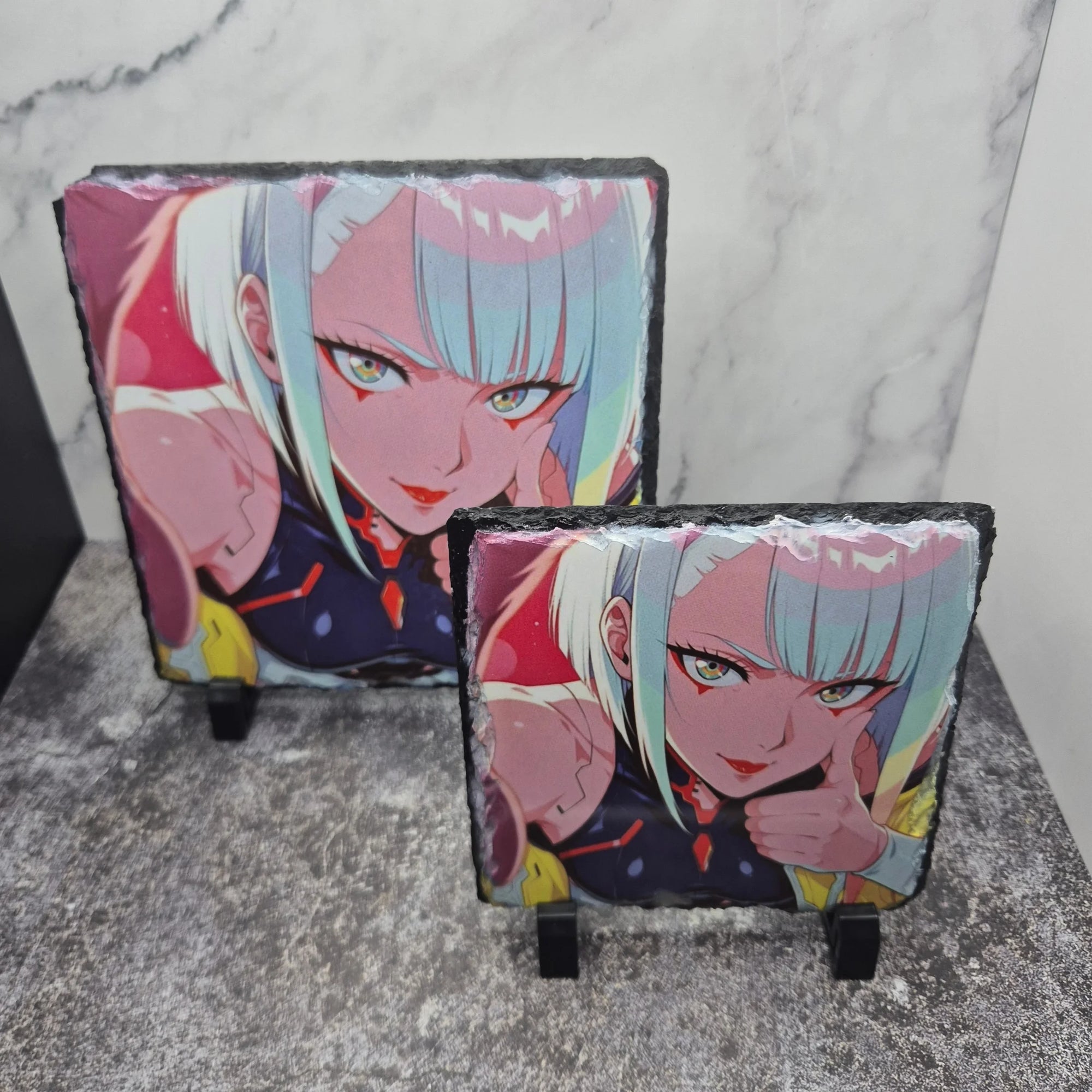 Lucy Photo Slate – Cyberpunk Edgerunners – Matte Anime Artwork