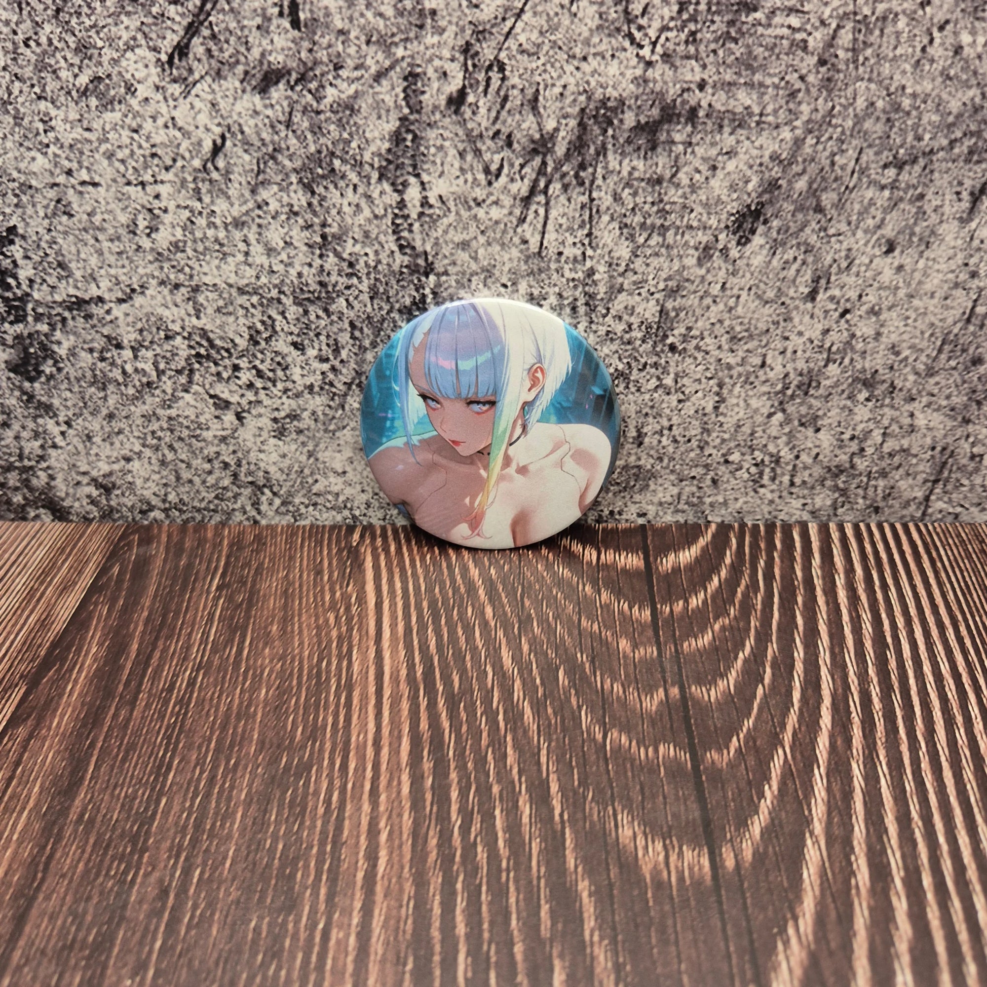 Lucy Badge | Cyberpunk Edgerunners Fan Art Pin